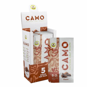 Camo King Size Flavored Rolling Papers - 24 ct. - Choco