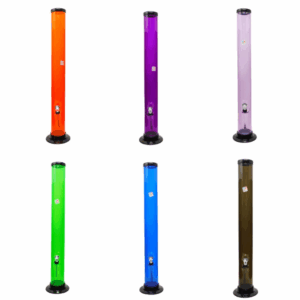 Acrylic Thumb Carb Water Pipe 18" Straight (2"