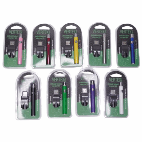 Vertex 350mah VV Battery - Assorted Colors