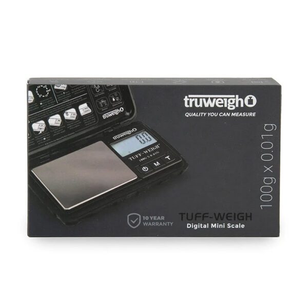 Truweigh Classic Digital Mini Scale - 100g x 0.01g - Black
