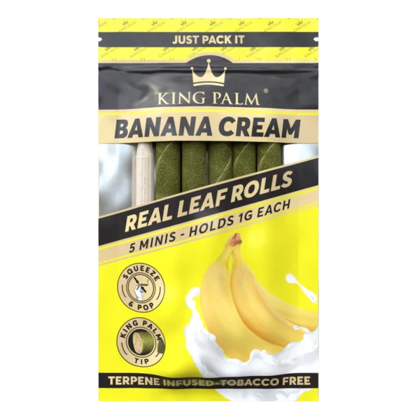 King Palm 5pk Mini - Banana Cream - Display of 15