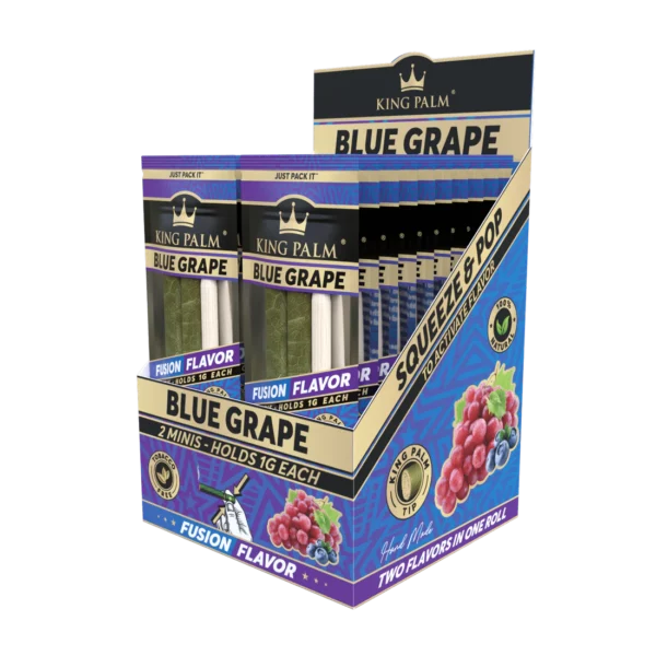 King Palm 2pk Mini - Blue Grape