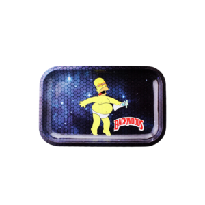 Backwoods Naked Homer Metal Rolling Tray - Small