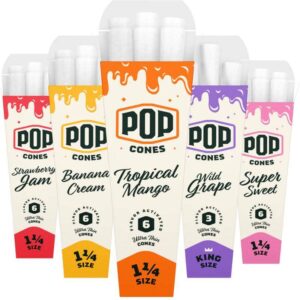 Pop Cones 1.25 Ultra Thin - 6 pk. - Assorted - 25 ct. Display