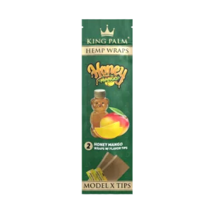 King Palm Hemp Wraps 2 pk. - Honey Mango