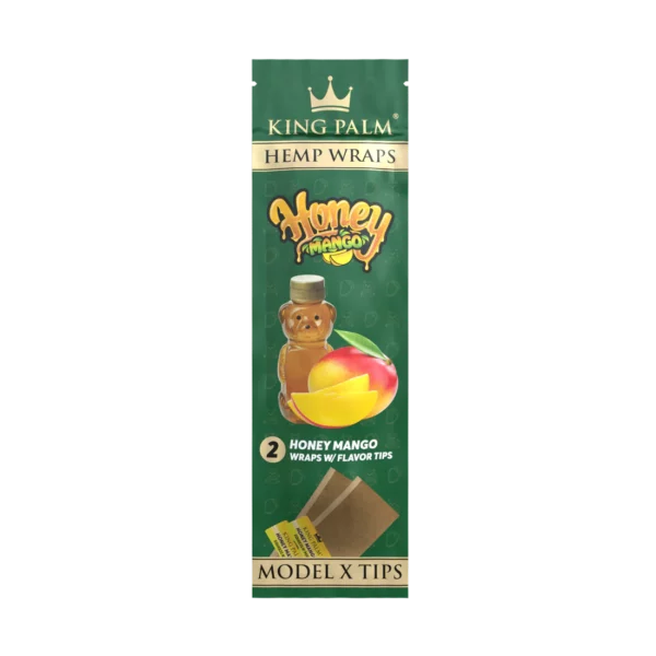 King Palm Hemp Wraps 2 pk. - Honey Mango