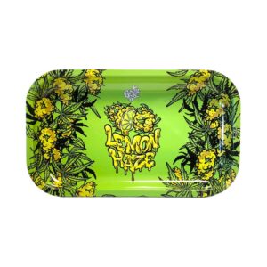 Lemon Metal Rolling Tray - Small