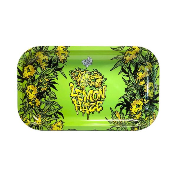 Lemon Metal Rolling Tray - Small