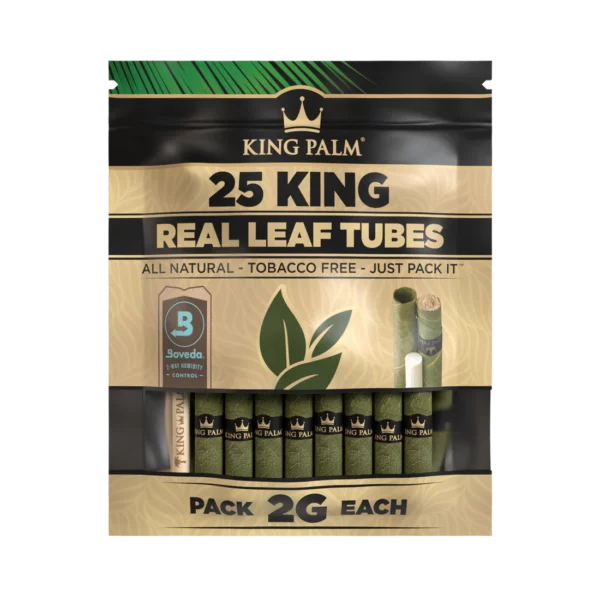 King Palm 25 pk. King Pouch - Display of 8