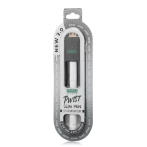 Ooze Slim Twist Pen 2.0 - Ghost White