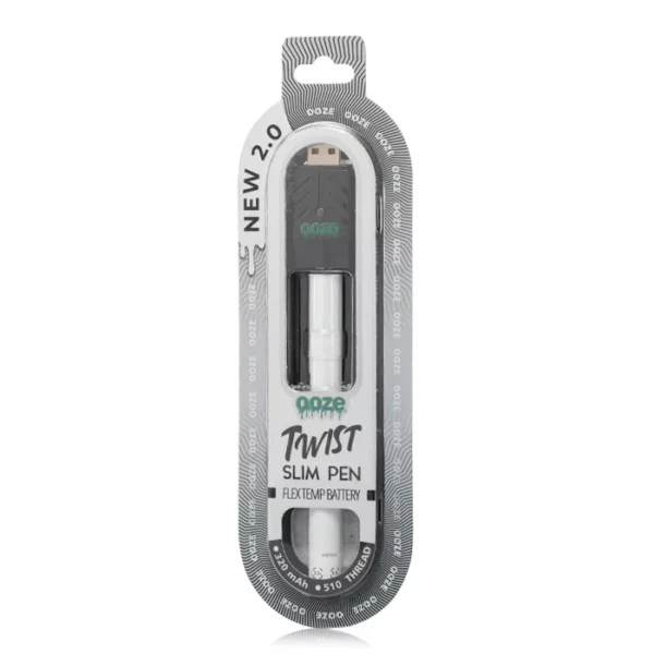 Ooze Slim Twist Pen 2.0 - Ghost White