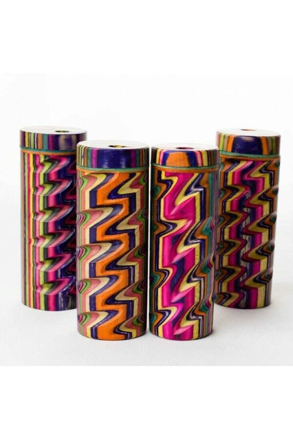 4" Engraved Round Import Dugout - Assorted 10 pack