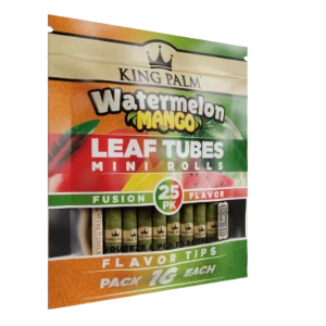 King Palm 25pk Mini - Watermelon Mango - Display of 8
