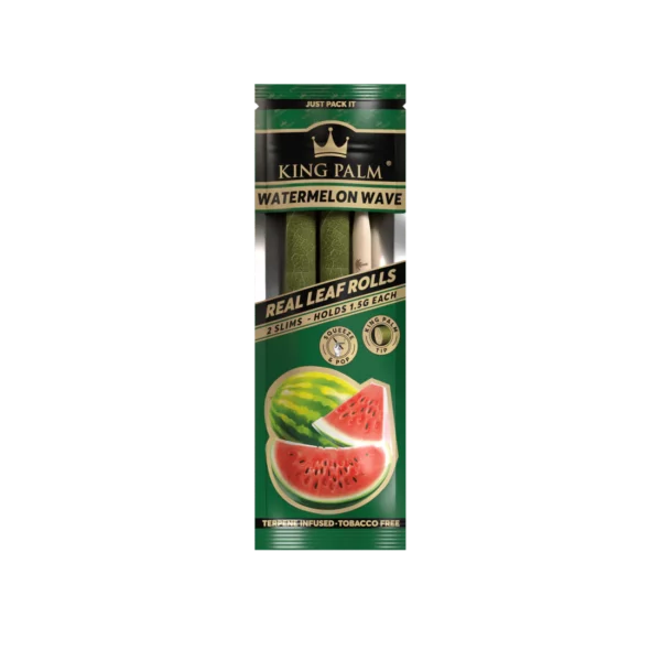 King Palm Slim Size - Watermelon Wave - 20ct.