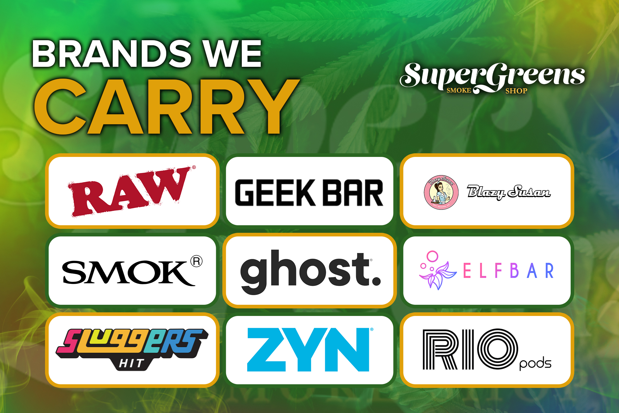 brands we carry